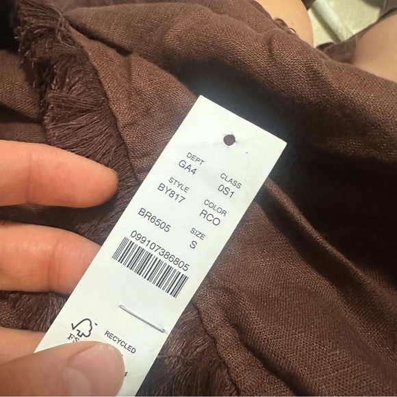 J crew Raw-hem mini shirtdress in linen - Picture 2 of 2